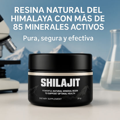 Resina SHILAJIT™ – Energía, Libido y Vitalidad Sin Químicos (50g)