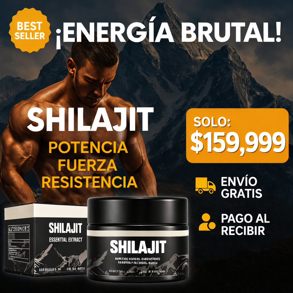 Resina SHILAJIT™ – Energía, Libido y Vitalidad Sin Químicos (50g)