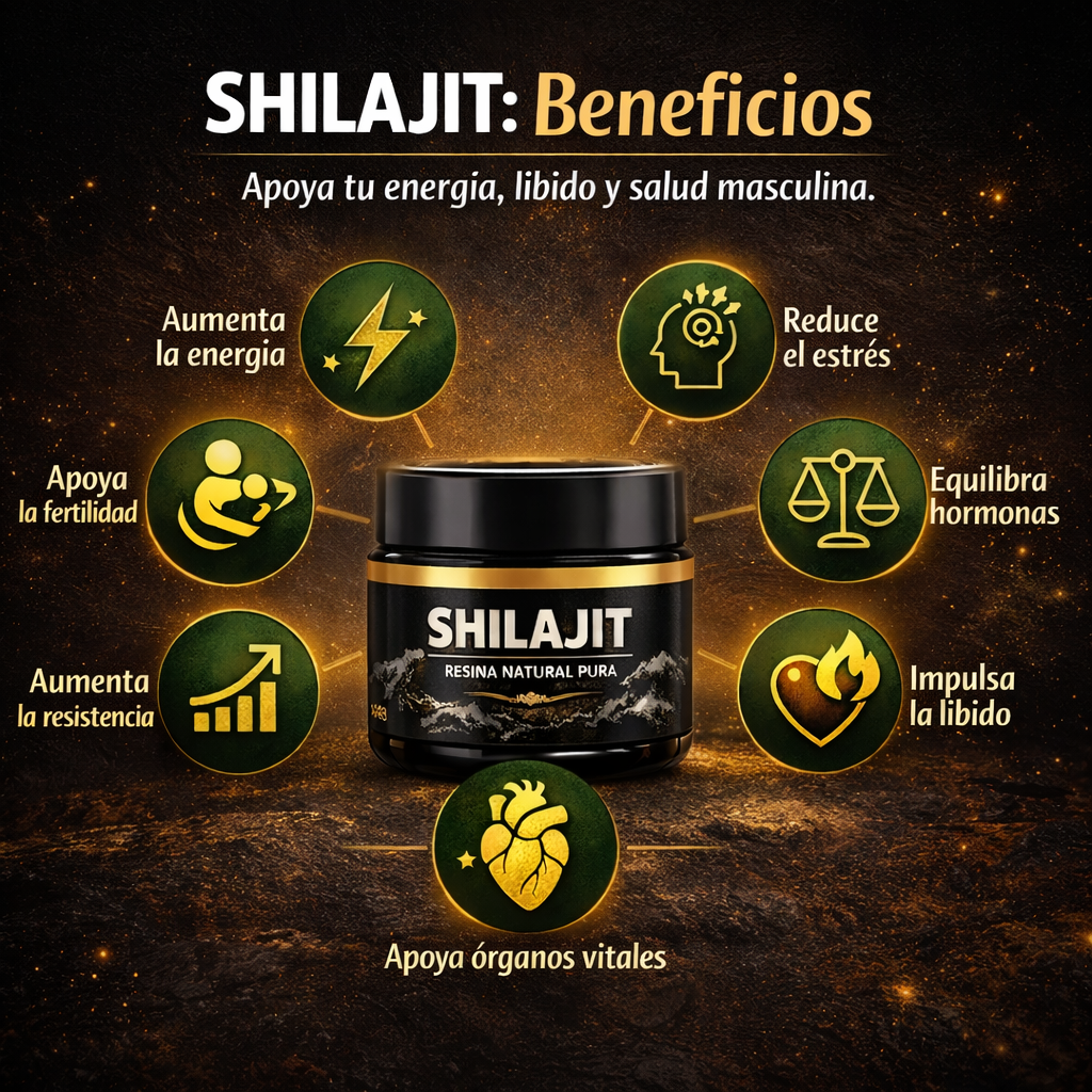 Resina SHILAJIT™ – Energía, Libido y Vitalidad Sin Químicos (50g)