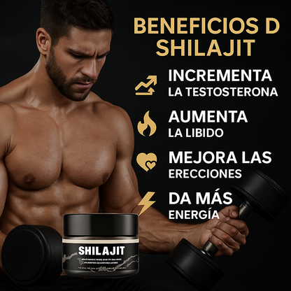 Resina SHILAJIT™ – Energía, Libido y Vitalidad Sin Químicos (50g)