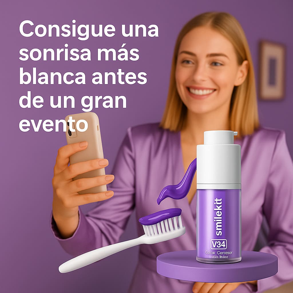 Serum Blanqueador Dental SmileKit™ V34 (HASTA 50%OFF)